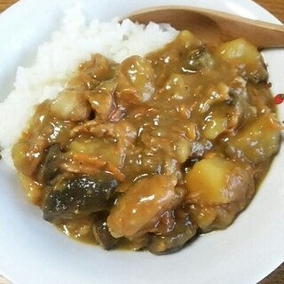 なすびとじゃがいもと人参と豚肉のカレー